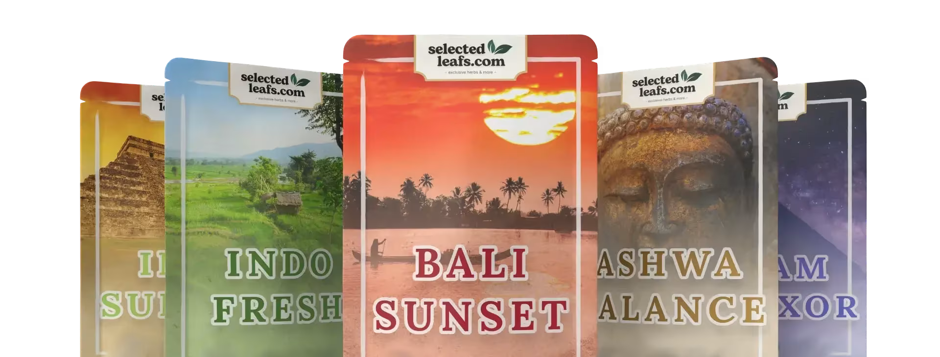 Mockup Kratom Produkte von selectedleafs.com